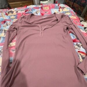 Torrid Ribbed Mauve Top